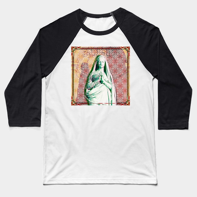 Tapestry of Prayer Baseball T-Shirt by L'Appel du Vide Designs by Danielle Canonico